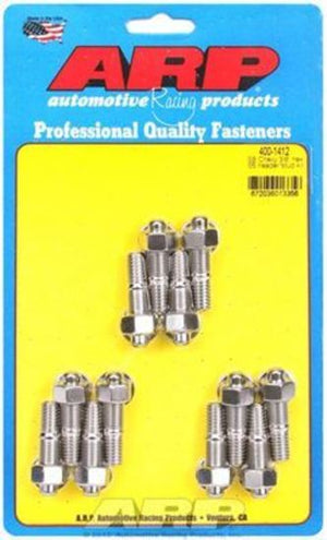 ARP 400-1412 SB Chevy 3/8 Hex SS Header Stud Kit