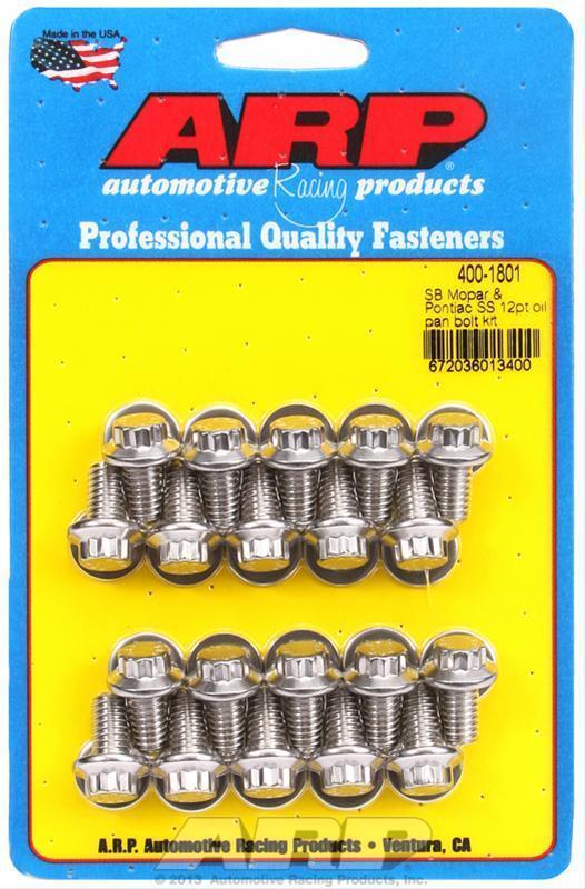 ARP 400-1801 SB Mopar & Pontiac SS 12PT Oil Pan Bolt Kit