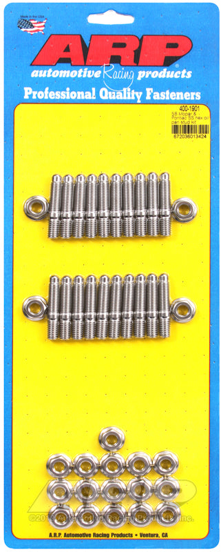 ARP 400-1901 SB Mopar & Pontiac SS Hex Oil Pan Stud Kit