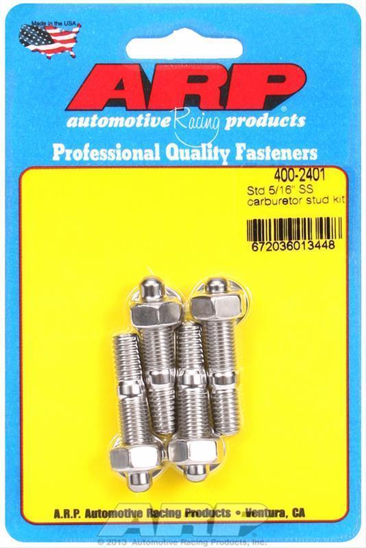 ARP 400-2401 Standard 5/16" SS Carburetor Stud Kit