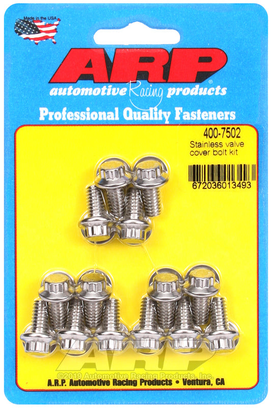 ARP 400-7502 SS Valve Cover Bolt Kit