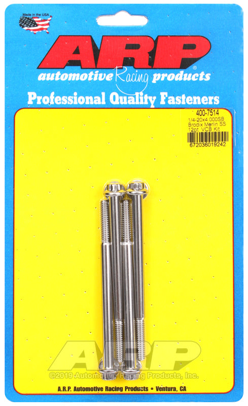 ARP 400-7514 Merlin Block Brodix Head SB 12PT Valve Cover Bolt Kit