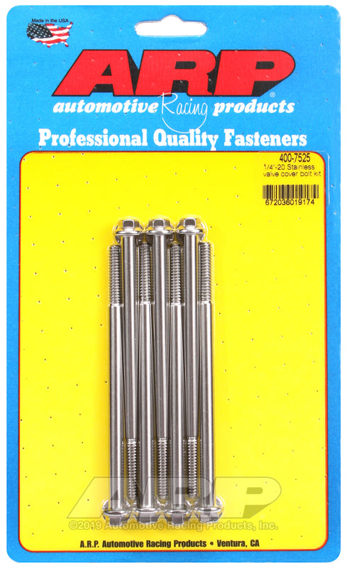 ARP 400-7525 Merlin Block Brodix Head BB Hex Valve Cover Bolt Kit