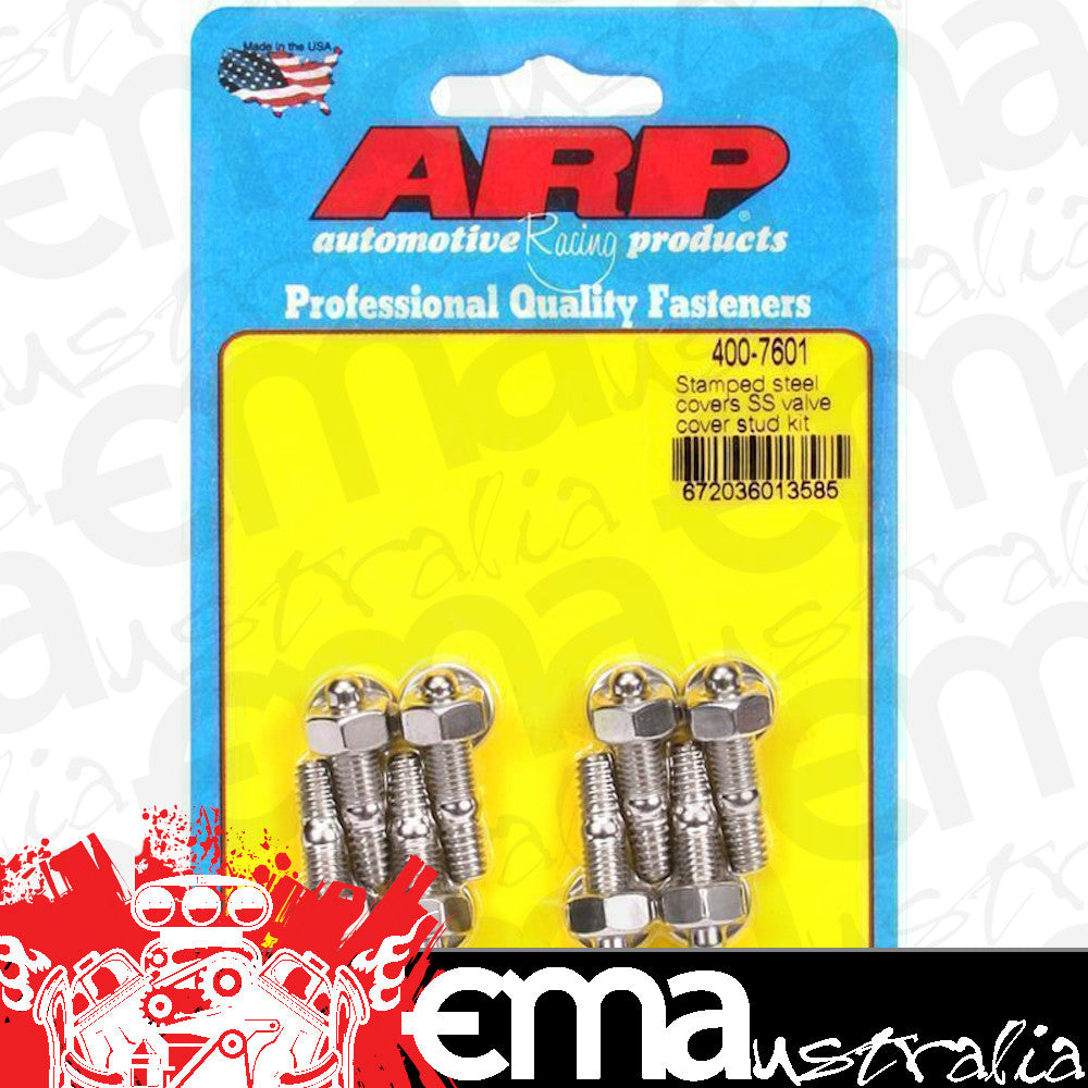 ARP 400-7601 Stamped Steel Covers SS Valve Cover Stud Kit