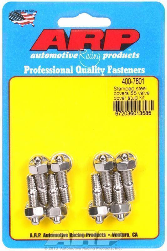 ARP 400-7601 Stamped Steel Covers SS Valve Cover Stud Kit