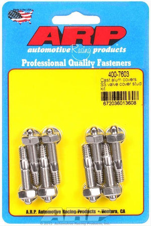 ARP 400-7603 Cast Alum Covers SS Valve Cover Stud Kit