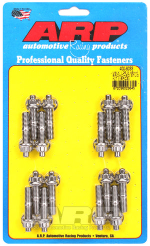 ARP 400-8033 M8 X 1.25 X 45mm Broached Stud Kit - 16Pcs