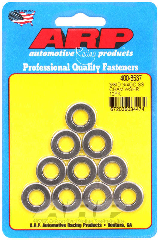 ARP 400-8537 3/8ID 3/4OD SS Washers