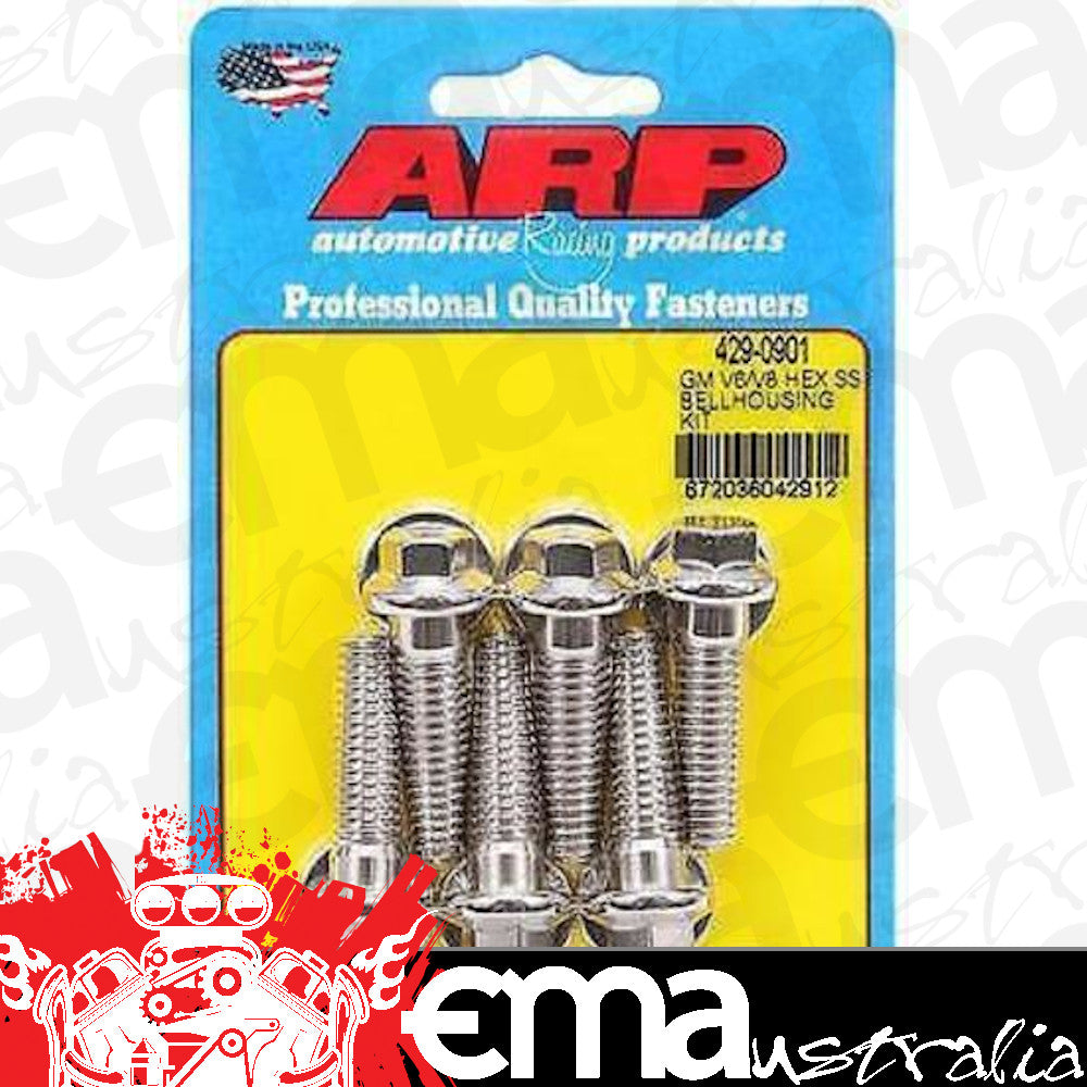 ARP 429-0901 GM V6/V8 SS Hex Bellhousing Bolt Kit