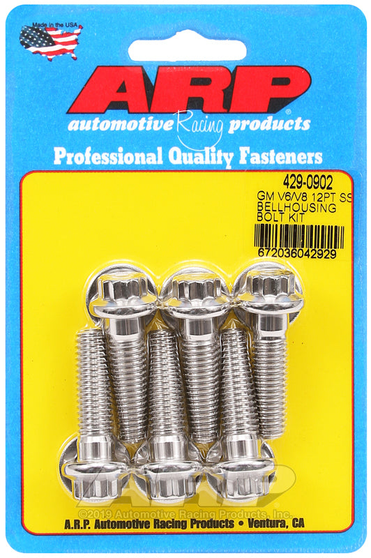 ARP 429-0902 GM V6/V8 SS 12PT Bellhousing Bolt Kit