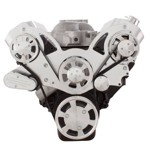 CVF 454-WRAPTOR-PS Serpentine System for 396 427 & 454 - Power Steering & Alternator - All Inclusive