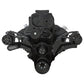 CVF BD-454SC-WRAPTOR-ACO Black Diamond Serpentine System for 396 427 & 454 Supercharger - AC & Alternator - All Inclusive