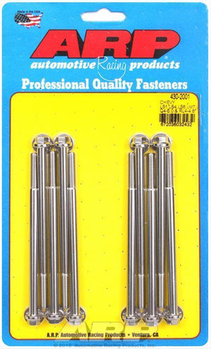 ARP Fasteners ARP430-2001 430-2001 Chevy LS1 LS4 LS6 Lm7-5.5 Lq4-6.0 & Rl4-4.8 Hex Intk Mnfld Blt Kit