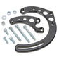 CVF Racing CVF-B-350-ALTBRKT-C-F B-350-ALTBRKT-C-F Stealth Black Chevy Small Block Alternator Bracket Fuelie or Camel Hump Heads LWP