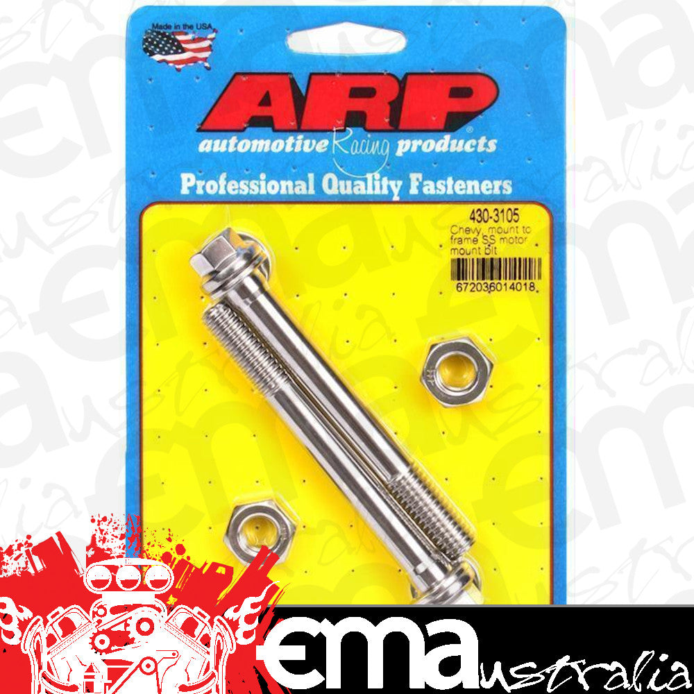 ARP 430-3105 Chevy Mount to Frame SS Motor Mount Bolt Kit