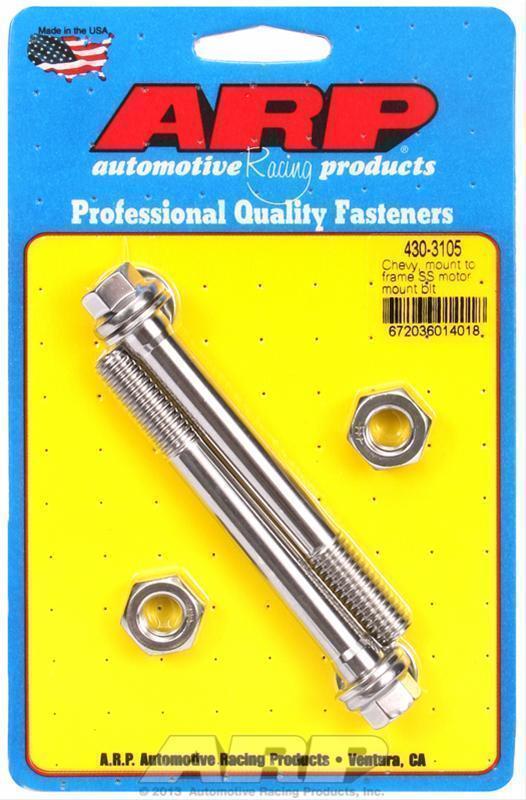 ARP 430-3105 Chevy Mount to Frame SS Motor Mount Bolt Kit