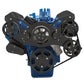 CVF B-390-WRAPTOR-ALT Stealth Black Serpentine System for Ford FE Engines - Alternator Only - All Inclusive