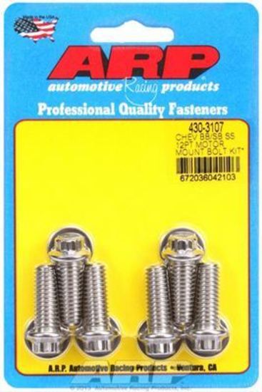 ARP 430-3107 Chevy 12PT Motor Mount Bolt Kit With Energy Suspension Mounts