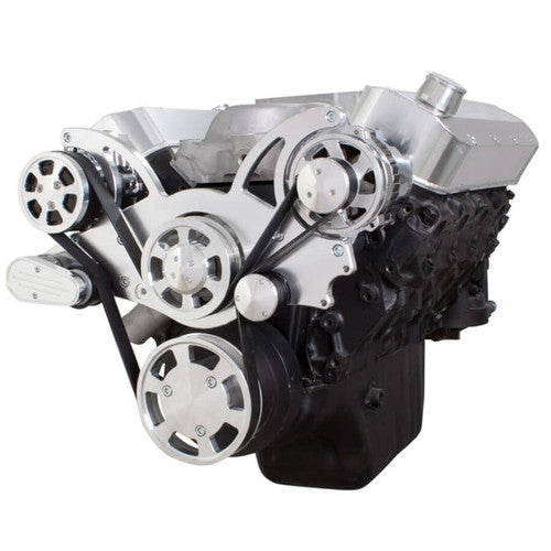 CVF 454-WRAPTOR-PS Serpentine System for 396 427 & 454 - Power Steering & Alternator - All Inclusive