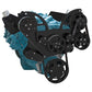 CVF B-PONT-WRAPTOR-ALT Stealth Black Pontiac Serpentine System for 350-400 428 & 455 V8 - Alternator Only - All Inclusive