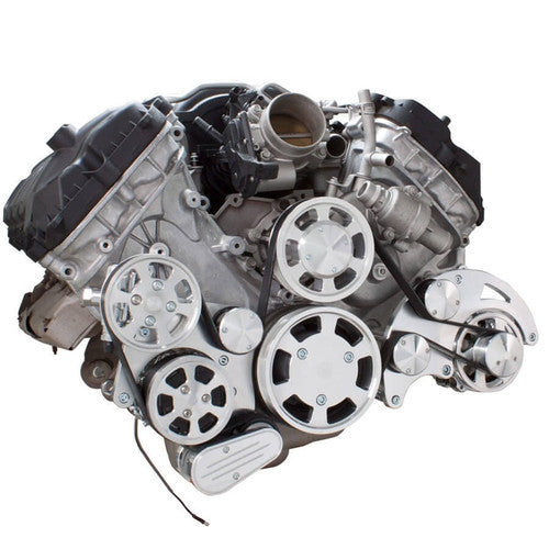 CVF FC5-WRAPTOR-PS Serpentine System for Ford Coyote 5.0 - Alternator & Power Steering - All Inclusive