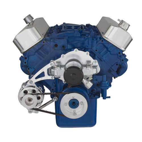 CVF 460-ALT-SYSTEM-EWP Ford 429-460 Pulley System Low Mount Alternator w/ Electric Water Pump