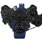 CVF BD-390-WRAPTOR-PS Black Diamond Serpentine System for Ford FE Engines - Power Steering & Alternator - All Inclusive