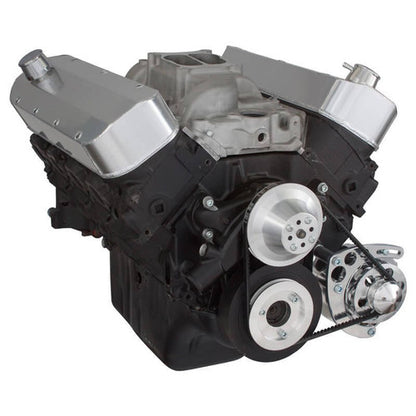 CVF 454-ALT-SYSTEM-LD-SWP Chevy Big Block V-Belt System - Low Mount Alternator SWP