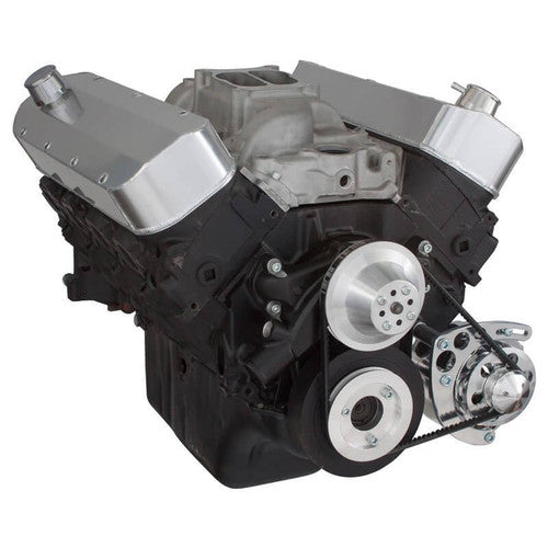 CVF 454-ALT-SYSTEM-LD-SWP Chevy Big Block V-Belt System - Low Mount Alternator SWP