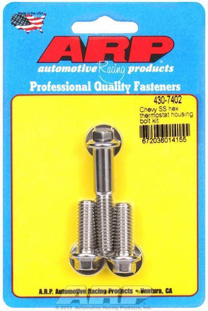 ARP 430-7402 Chevy SS Hex Thermostat Housing Bolt Kit