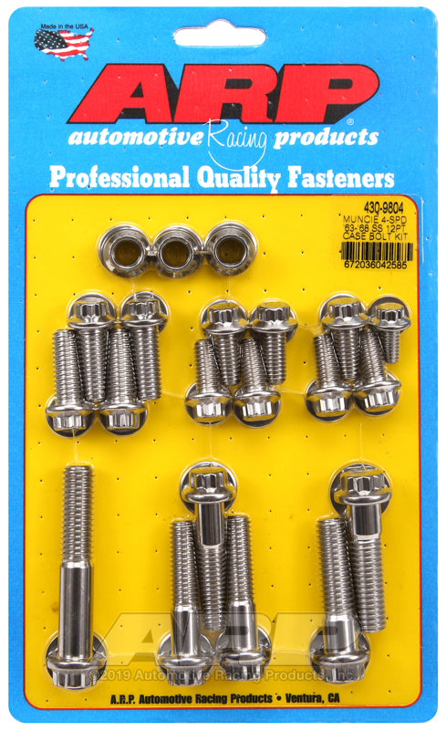ARP 430-9804 Muncie 4-Spd '63-'68 SS 12PT Trans Case Bolt Kit