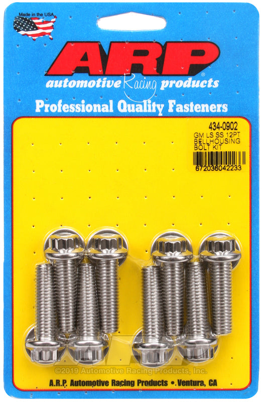ARP 434-0902 GM LS 12PT Bellhousing Bolt Kit