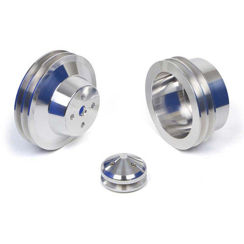 CVF AMCL2KIT AMC / Jeep Billet Aluminum Pulley Kit 2 Groove