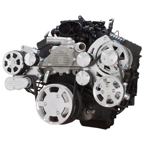 CVF LT1-WRAPTOR-PS Serpentine System for LT1 Generation II - Power Steering & Alternator - All Inclusive