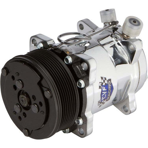 CVF Racing CVF-SANDEN-508-134A-C-8RIB SANDEN-508-134A-C-8RIB Sanden Style AC Compressor R134A 8 Rib Pulley