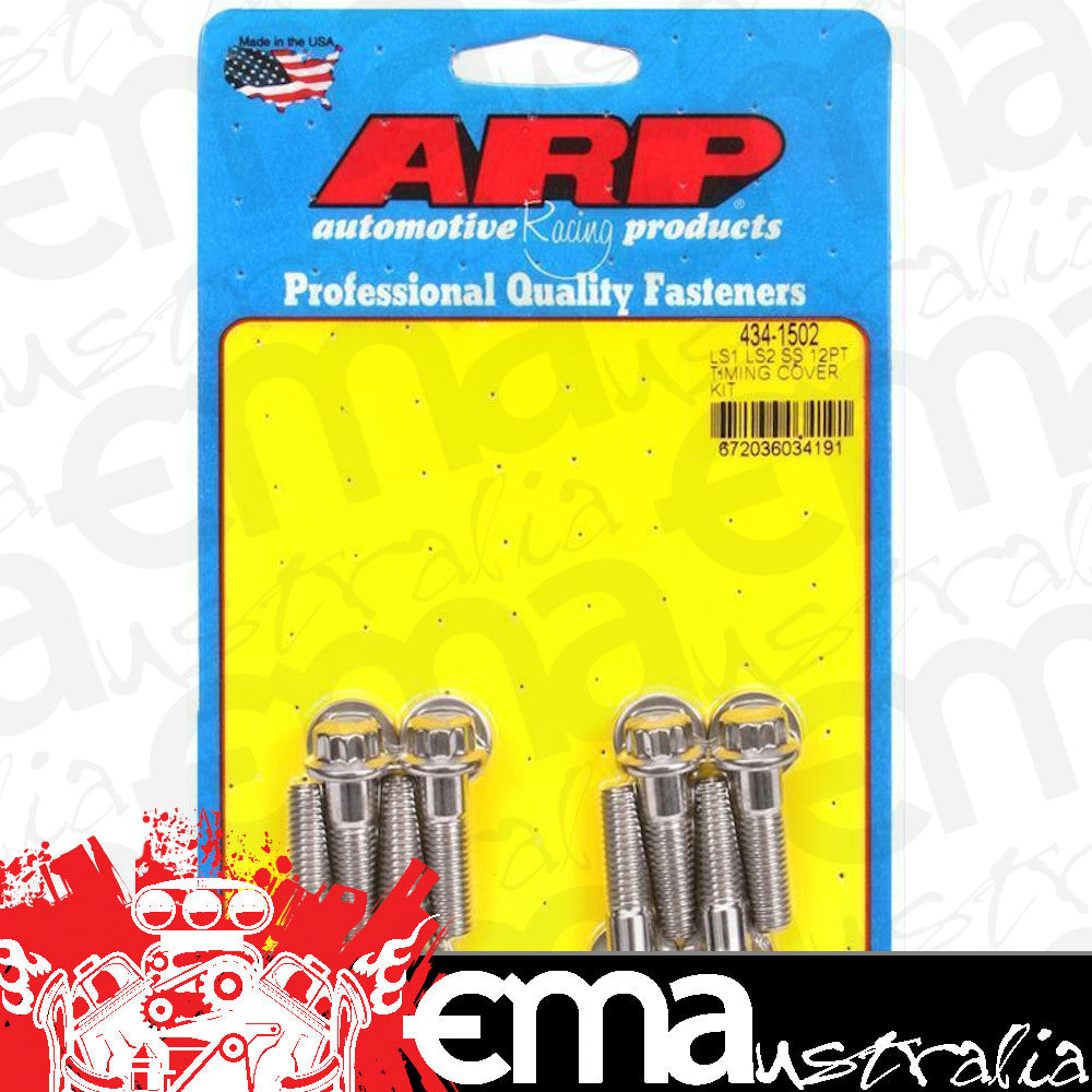 ARP 434-1502 LS1 LS2 SS 12PT Timing Cover Bolt Kit