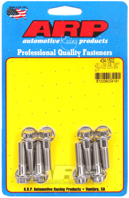 ARP 434-1502 LS1 LS2 SS 12PT Timing Cover Bolt Kit