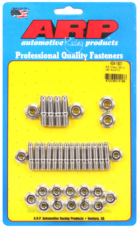 ARP 434-1901 SB Chevy SS Oil Pan Stud Kit