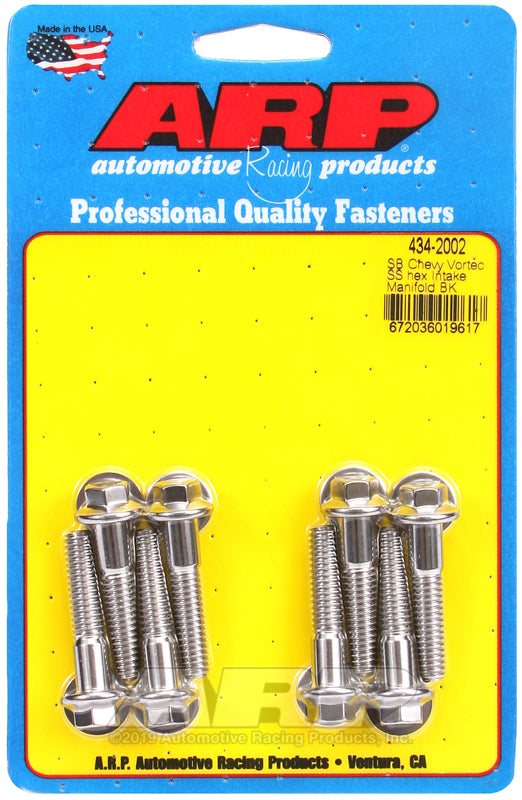 ARP Fasteners ARP434-2002 434-2002 SB Chevy Vortec SS Hex Intake Manifold Bolt Kit