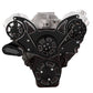 CVF Racing CVF-BD-454-WRAPTOR-PS BD-454-WRAPTOR-PS Black Diamond Serpentine System for 396 427 & 454 - Power Steering & Alternator - All Inclusive