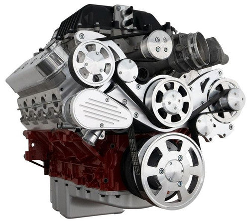 LSA-WRAPTOR-AC-CAM Chevy LSA Serpentine Kit AC Alternator & Power Steering