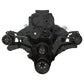 CVF B-454SC-WRAPTOR-PS Black Serpentine System for 396 427 & 454 Supercharger - Power Steering & Alternator - All Inclusive