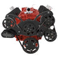 CVF BD-350-WRAPTOR-ALT Black Diamond Serpentine System for Chev SB 283-350-400 - Alternator Only - All Inclusive