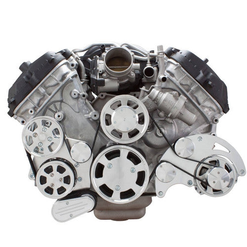 CVF FC5-WRAPTOR-PS Serpentine System for Ford Coyote 5.0 - Alternator & Power Steering - All Inclusive