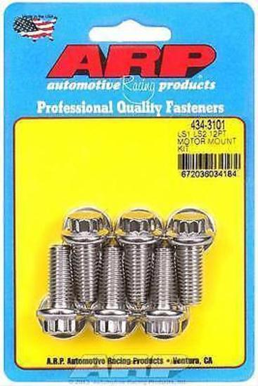 ARP 434-3101 LS1 LS2 SS 12PT Motor Mount Bolt Kit