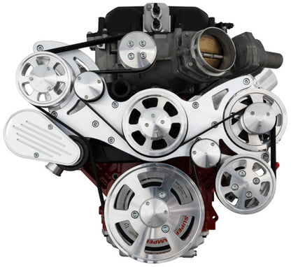 LSA-WRAPTOR-AC-CAM Chevy LSA Serpentine Kit AC Alternator & Power Steering