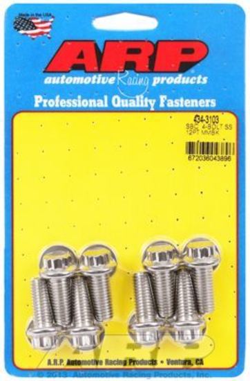 ARP 434-3103 SB Chevy 4-Bolt SS 12PT Motor Mount Bolt Kit