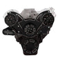 CVF Racing CVF-BD-454-WRAPTOR-PS BD-454-WRAPTOR-PS Black Diamond Serpentine System for 396 427 & 454 - Power Steering & Alternator - All Inclusive