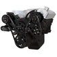 CVF BD-454-WRAPTOR-ACO Black Diamond Serpentine System for 396 427 & 454 - AC & Alternator - All Inclusive