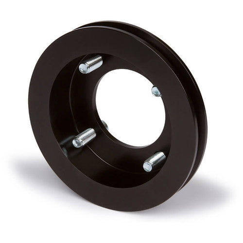 CVF RACING B-SBFS1CR Stealth Black Ford Crank Pulley Small Block 1V (4 Bolt Crank - 289 WP)